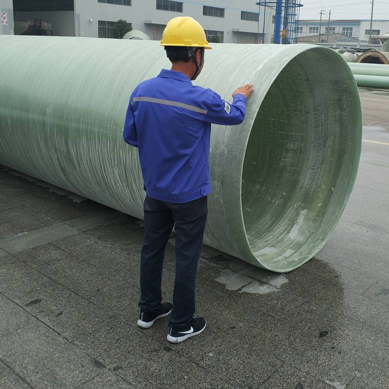 玻璃钢管道排污管压力通风除臭缠绕DN400有机管防腐耐用