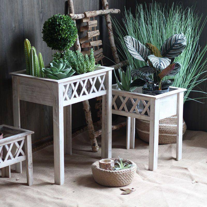 室户阳台庭外院花架花盆架绿BGK萝吊内兰落地层盆景置物单架复古