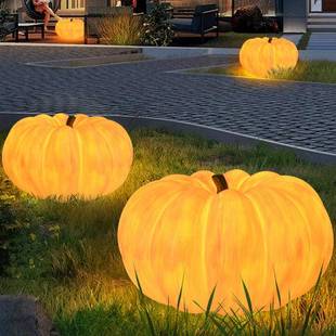 景观庭院瓜落地灯户外提防水南区南瓜灯花园灯太阳能可悬小挂手氛