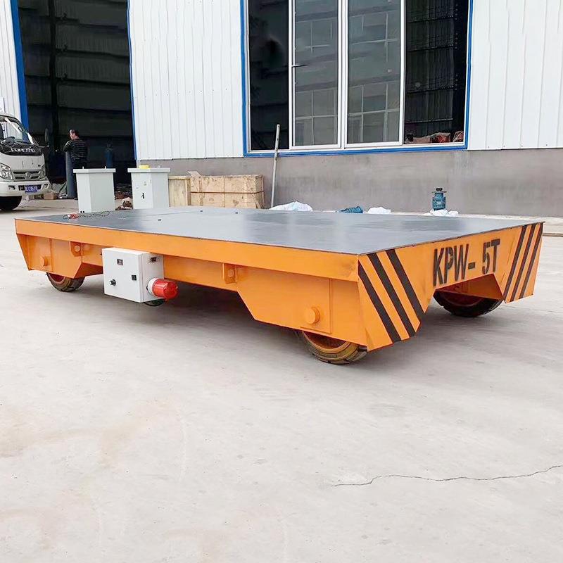 10吨电动地平车区工业厂电房车间重型重载0动推574车厂无轨搬运车