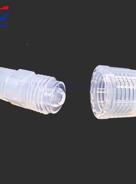 高纯MOC生产PFTA扩口外牙直通径料接头NP外丝接头异大小头