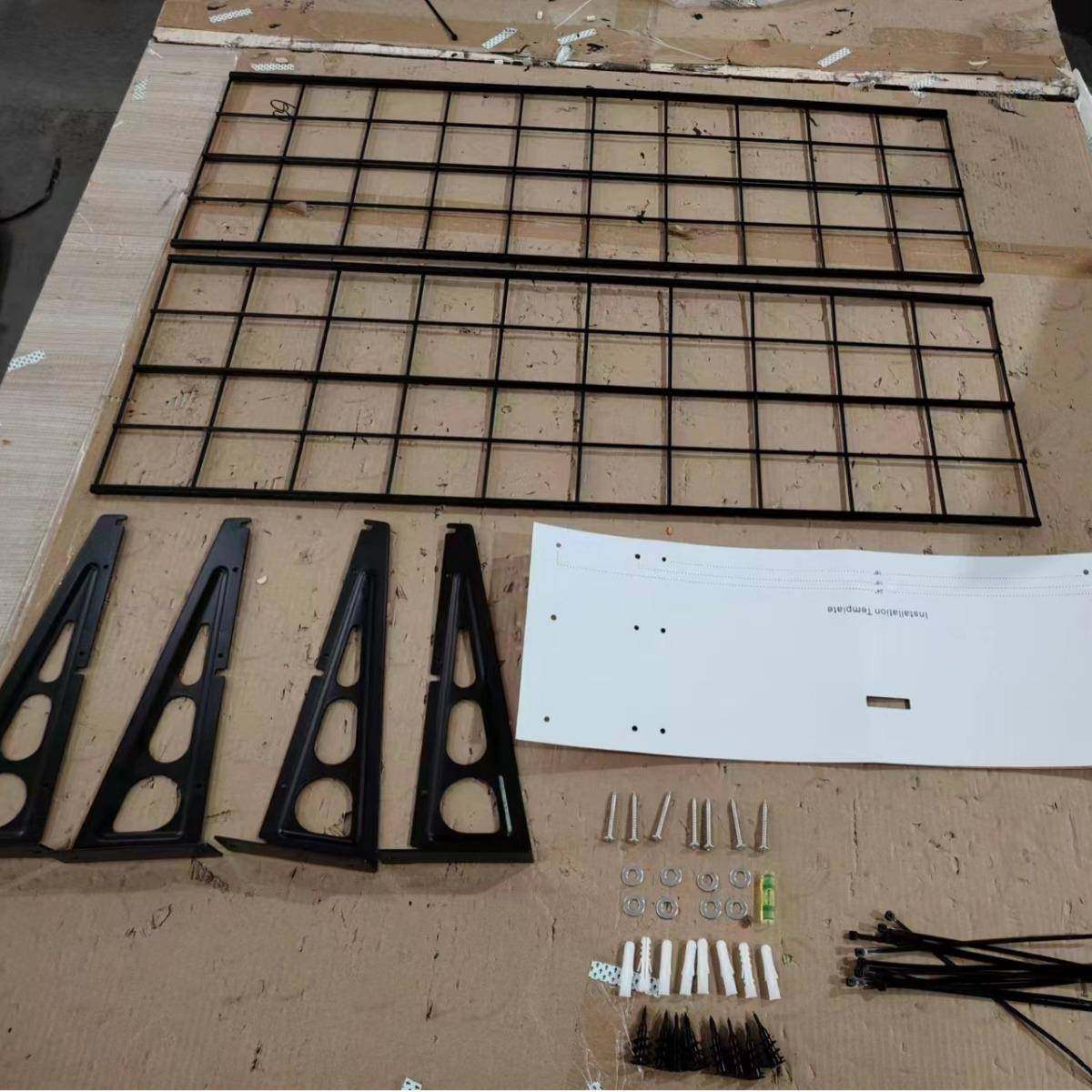 2*48inch车壁架墙RF-SN-29壁架1车库整挂理系统储物架浮动搁板自