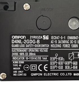 FANUC小黄机安全开关门锁D4NL-D4NL-4CF4CFA4GFA1AFG2DAGF4VFG2GG