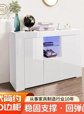 美智能LE欧储边柜多功能收纳URA物柜防潮加厚现代简约客厅D家具