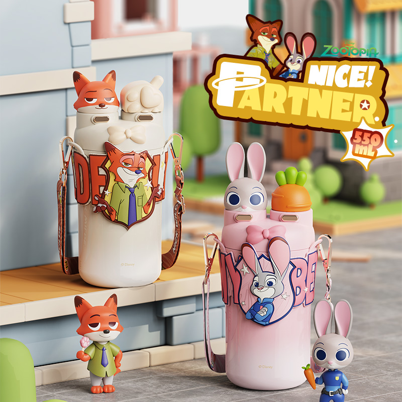 迪士尼儿童保温杯2025新款高颜值吸管水杯上学专用大容量便携杯子