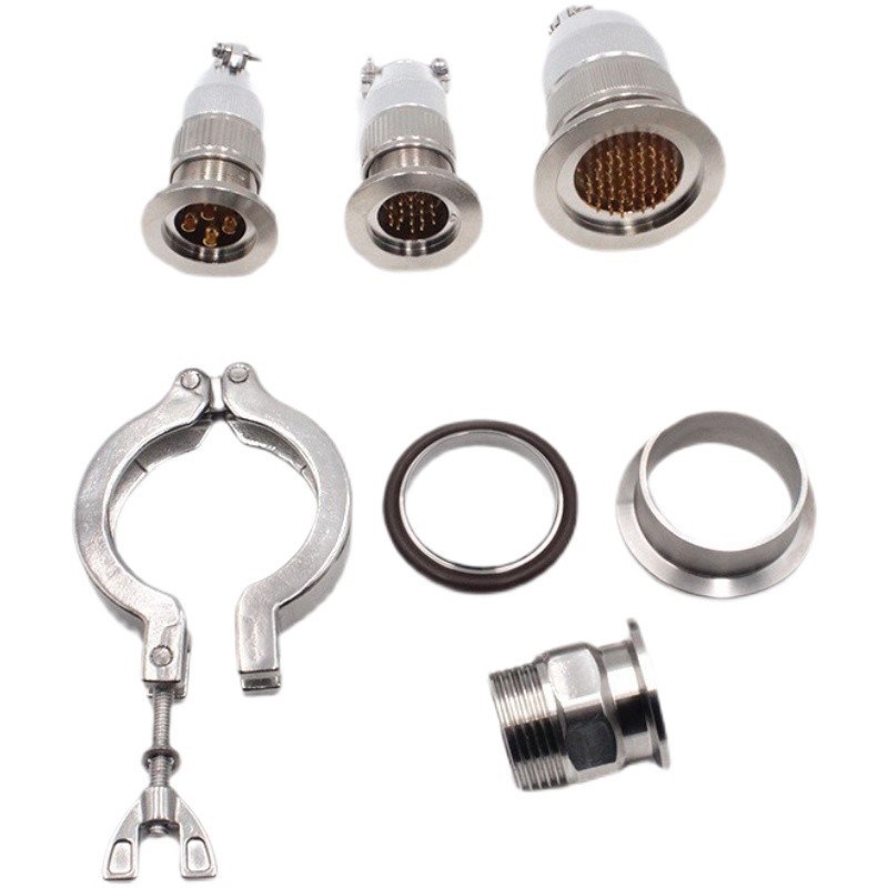 KF16/KF25/KF40真空航插气密性玻璃烧结航空插头连接器馈通真空机