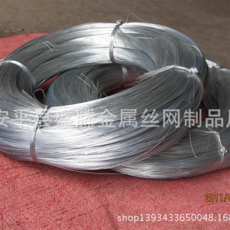 12号镀锌铁丝 切断丝 8号电镀锌绑丝 建筑绑丝 10号热镀锌铁丝