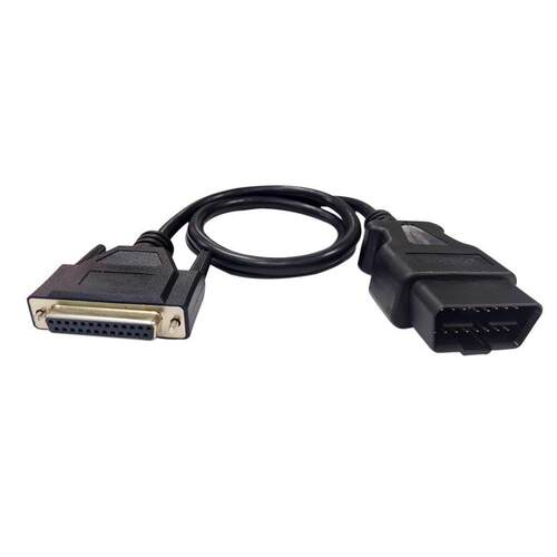 OBD2连接线16PIN公头转DB25PIN母头汽车发动机诊断仪检测线延长线