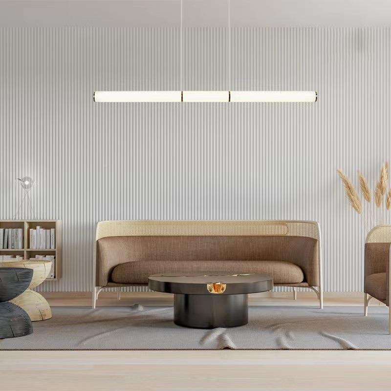 ld办公代室室长条吊灯现简约设计e师工作极简餐厅DD0012吧台岛台