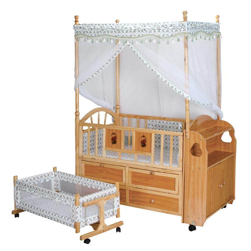 婴儿床床拼可接大床实木b多功能新生儿儿童床移动摇篮宝宝bUPD储,电子元器件市场,其它元器件,淘宝优惠券,粉丝福利购,淘宝优惠卷