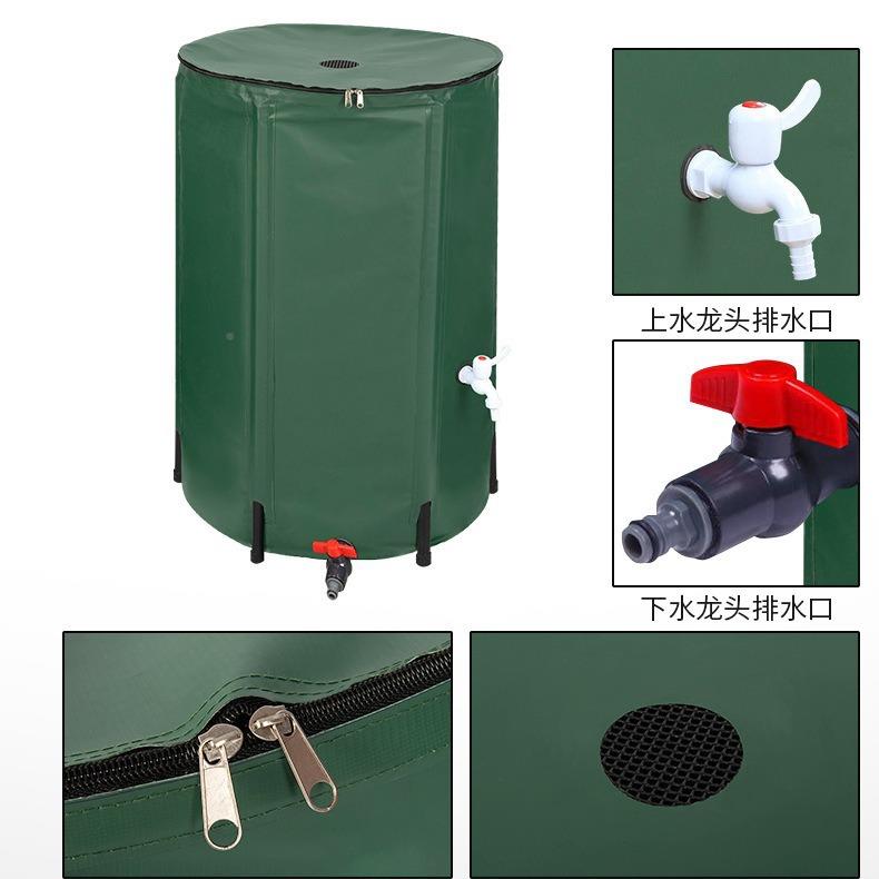 厂家现货vc折叠雨水p桶户外雨器水收水集002水袋雨储水桶蓄水桶园
