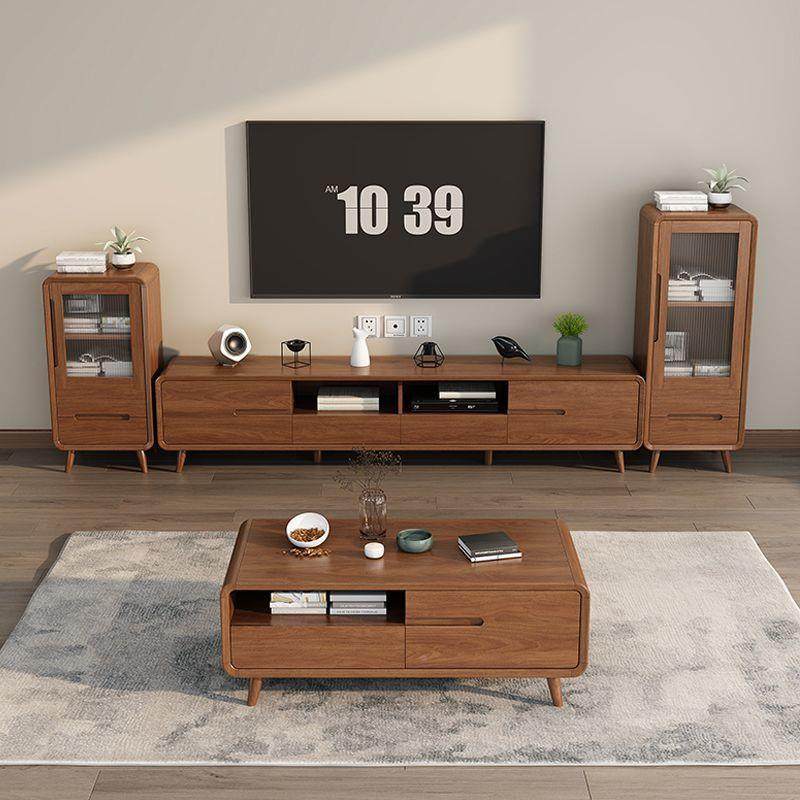 客茶几电视柜一体组合厅WBX卧室用新家中式地落简约实木框靠墙小,住宅家具,茶几,淘宝优惠券,粉丝福利购,淘宝优惠卷