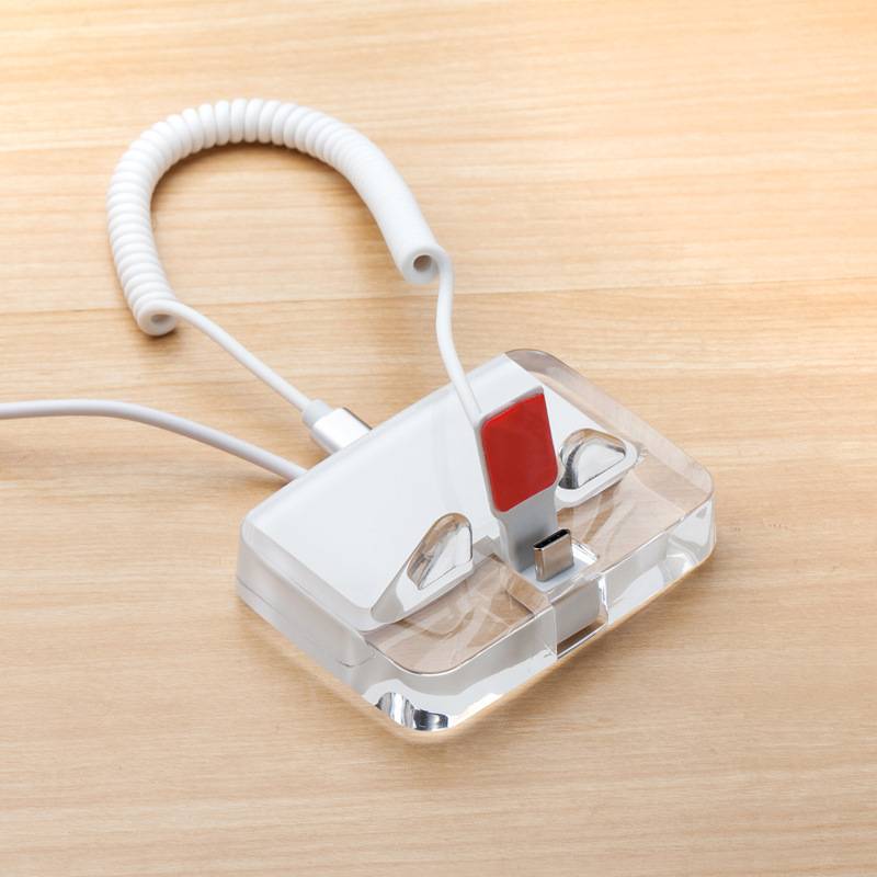 CJ3.5手机防盗器展示支架 防盗报警器柜台手机防盗链手机防盗神器