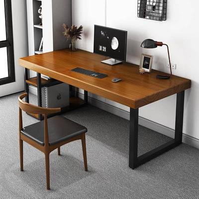 实CJC木脑桌卧室桌小户型家电用字台式桌学生写台电竞老板办公桌
