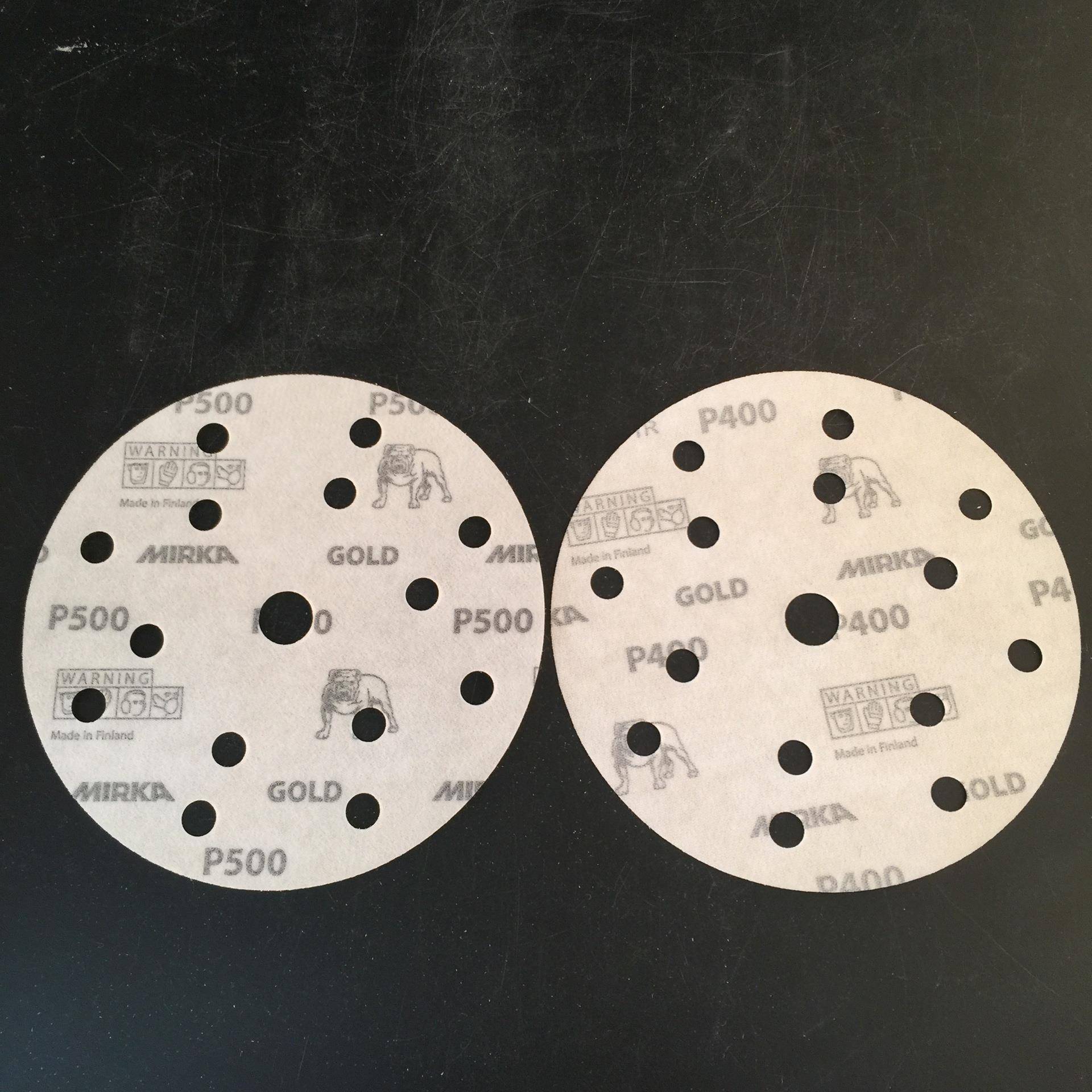 圆GXQ盘芬兰摩形卡干砂纸6寸5孔150mm金色1打磨圆植磨绒砂纸