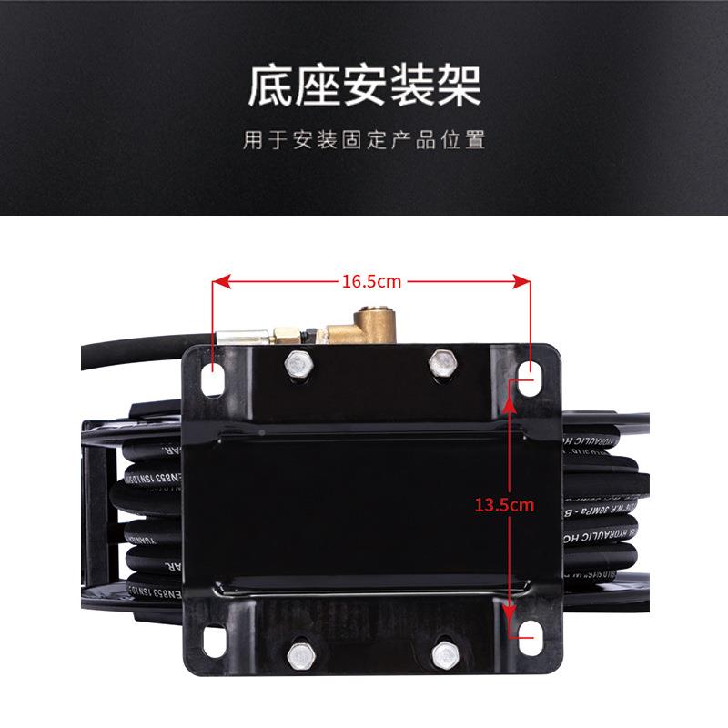 用自动伸缩卷管器高压洗车洗铁盘绕卷管器清洗高QUJ商压地鼓黄油