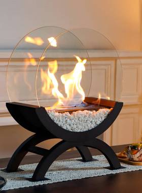 真火取院温暖装饰客厅观壁火焰XDT酒精别炉墅庭民宿室内户外篝火