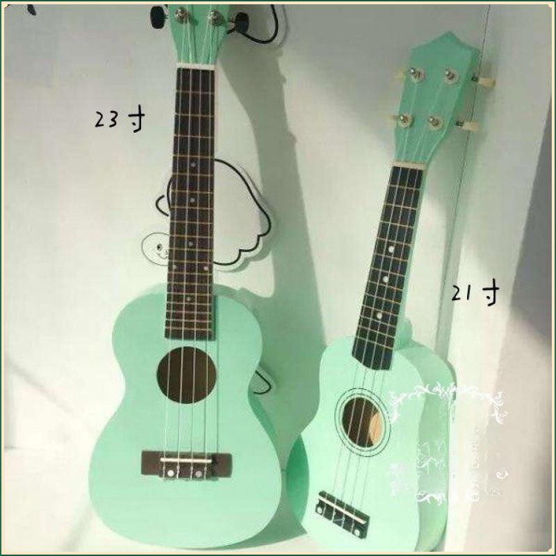 薄荷绿清新者尤克里里乌学克丽丽2B#2704261寸23寸夏威夷四小弦琴