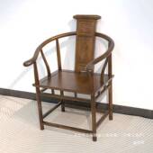 实餐木圈椅新中式 围椅喝茶家用人饭店茶758楼酒古店茶桌椅主椅风