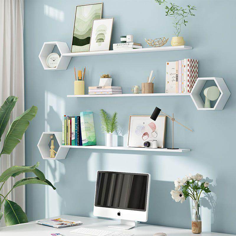 墙上创意格子置架壁挂墙物储物柜卧墙面客装室饰吊柜墙ICT壁厅柜