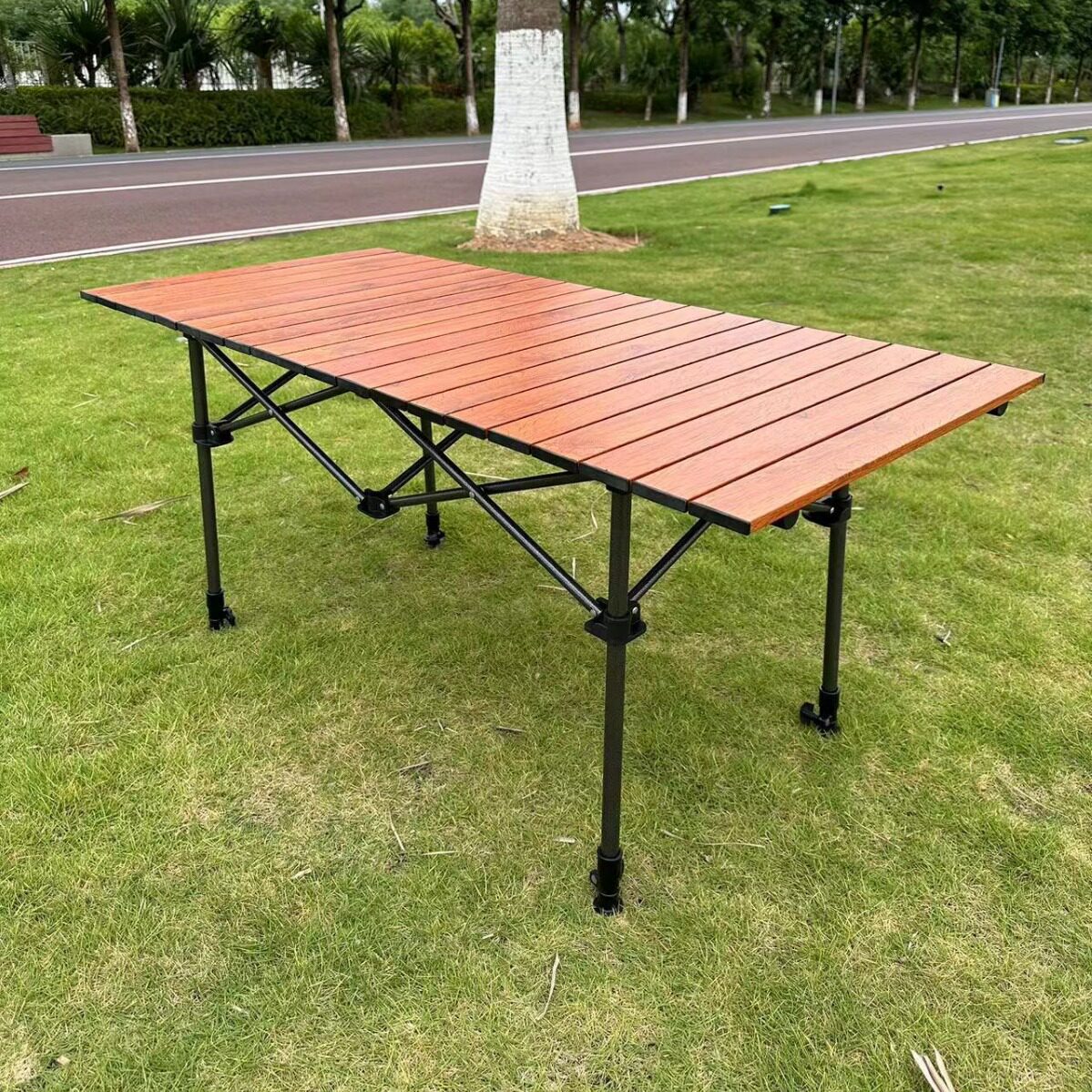 厂家直销便携夜市地摊摆摊折叠展示架户外登山野营庭院休闲烧烤桌