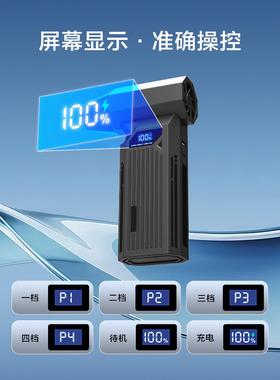 0252年1月暴力涡UAJ风扇0暴力风扇暴风高速吹尘器轮涵道手持便携