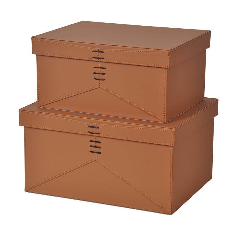 样板房柜间衣纳盒轻奢储物子大小盒号单面绑绳982264收纳箱皮质整,收纳整理,首饰盒,淘宝优惠券,粉丝福利购,淘宝优惠卷