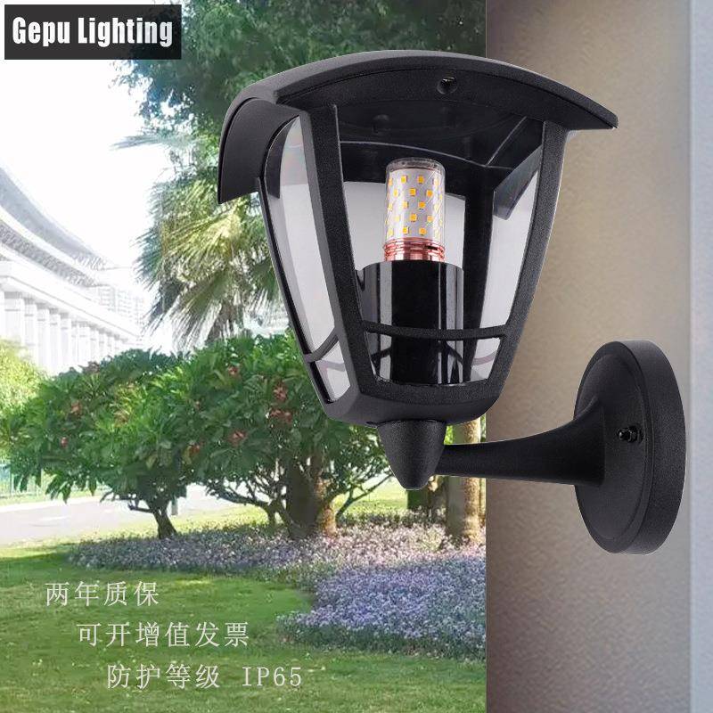 户外壁欧THC灯简约庭院外壁墙灯室外防水式挂灯走廊过道花园林装