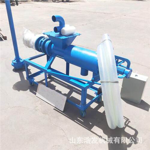 机3YZA0水0型网不锈钢筛脱水机养殖场粪分离自吸上料螺旋式甩粪机