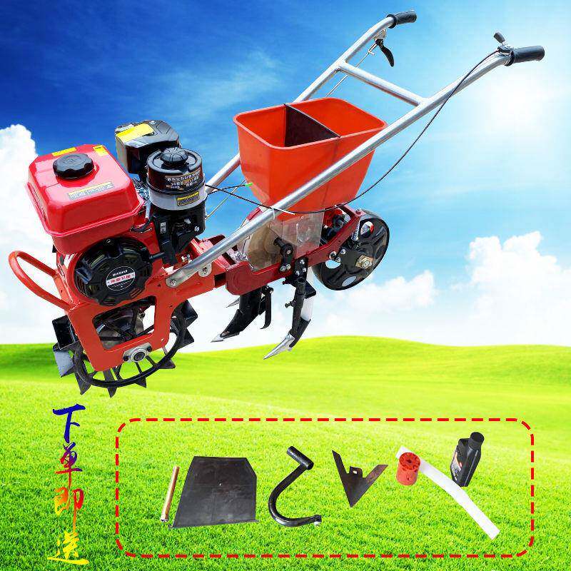 1豆70汽油机玉米播种机肥机除草CVM耘花地机生大小麦追施肥机精播