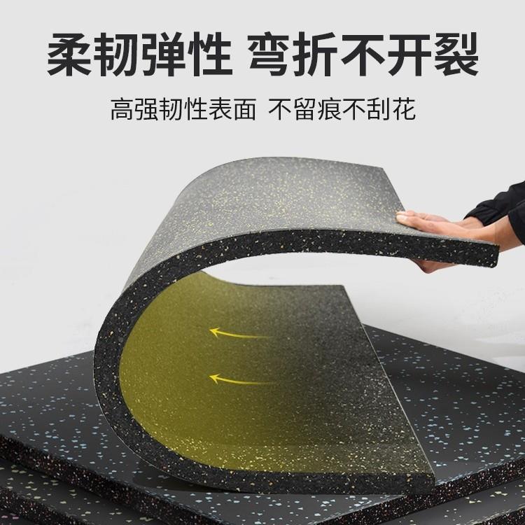 一ZLT米铃健身房橡胶垫减震垫子力量区隔音地子板杠铃哑地垫运动