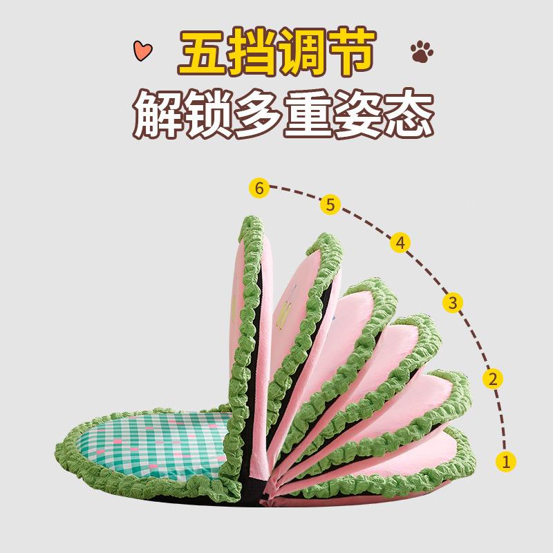 边榻榻巴米花多胺懒人沙飘发卧室窗坐垫单人靠背花边榻榻椅可调节