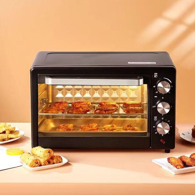 OVEN 家用大容量烤箱 多功能电烤箱 智能面包烘焙一体机跨境出口