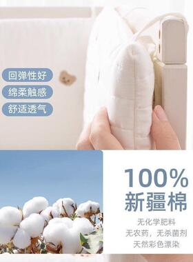 纯棉绗缝婴床床靠宝围宝儿防撞缓冲可拆洗71245床挡软包接儿童拼