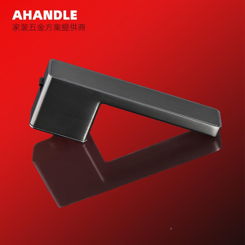 A门HANDE极L简生态门DL-01锁室内隐门型材门卧室木房门形把手柄磁