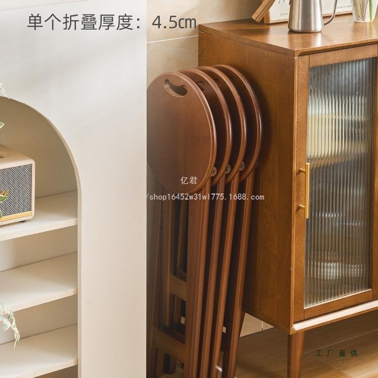 可高折叠凳子家用脚圆便携式加厚马YQM扎凳厨房吃饭背靠椅吧台高