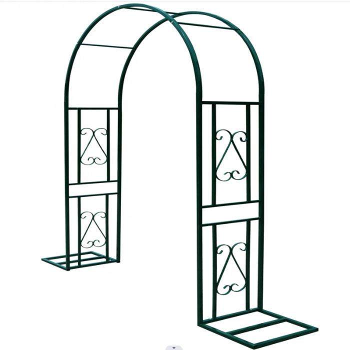 70YF新款MCL拱形花门架定门做加粗架子简易爬藤架花拱室外花园爬