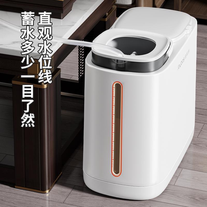新款滤茶桶房客厅茶水垃圾桶厨干茶渣湿离过滤efRRySMJ排水分桶