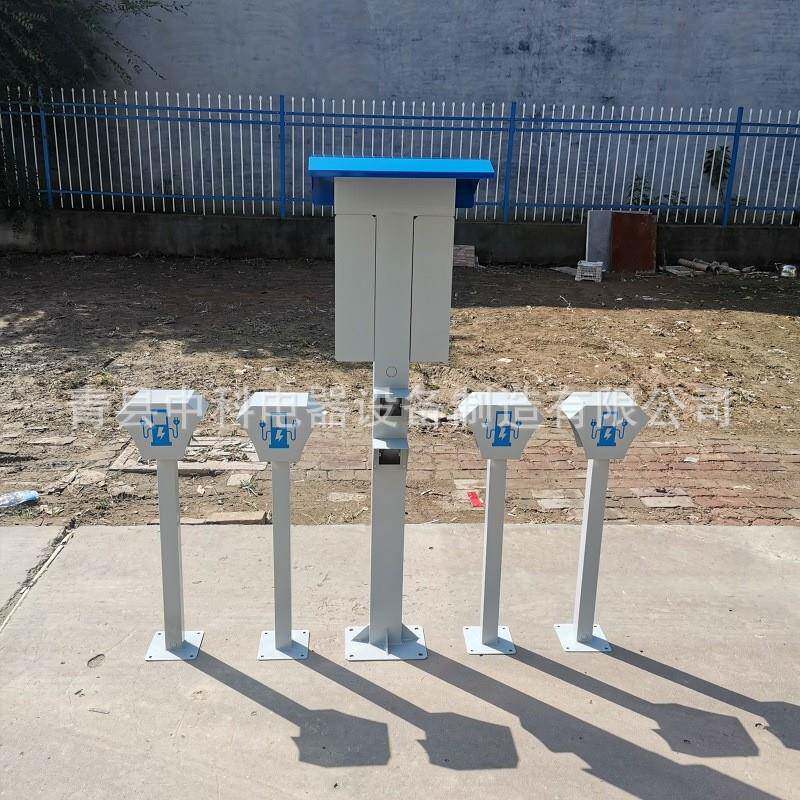 室外ALM防雨充电桩立柱10充电色站户外地支架路桩蘑菇桩两口颜可