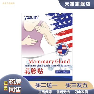 艾草贴乳腺贴出口乳康贴女性胸部护理贴乳安贴正品