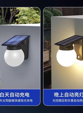 太阳能灯庭院阳台置装饰户外灯DB-B242布室外露台灯家用壁花园围