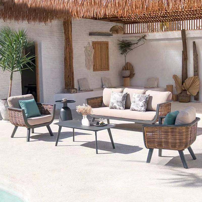 户外沙水发庭院别墅民宿阳台发藤椅露天台防花园露藤编沙咨询客服,商业/办公家具,商用藤编家具,淘宝优惠券,粉丝福利购,淘宝优惠卷