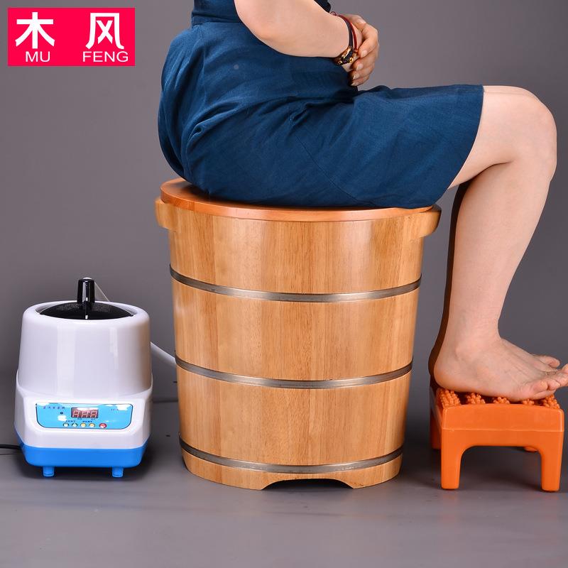 木风熏蒸木桶蒸汽多浴用熏蒸坐浴桶木桶质坐浴盆熏DCU洗私木盆处