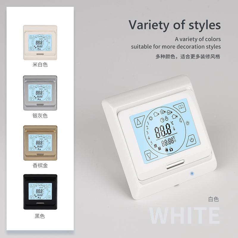 智能触控制地BKO暖摸温器液晶屏数显温控器升级M9款厂控家直销