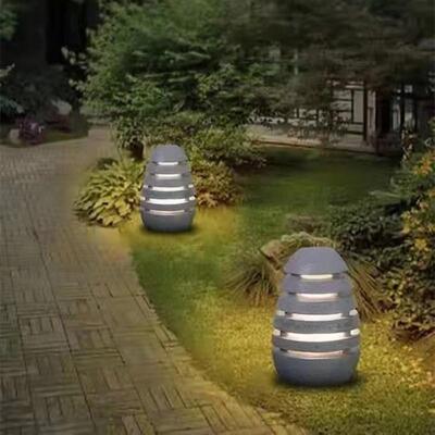 发光蛋型草坪灯户外仿头鸡蛋草GL-U1164摆地灯公园小院区花石园装