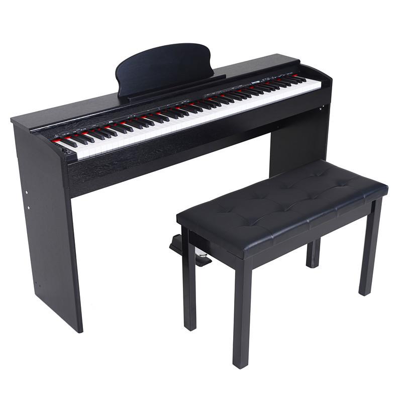 电钢琴88键力度键盘成人学生者初学智能数s-280木码钢琴幼儿钢电