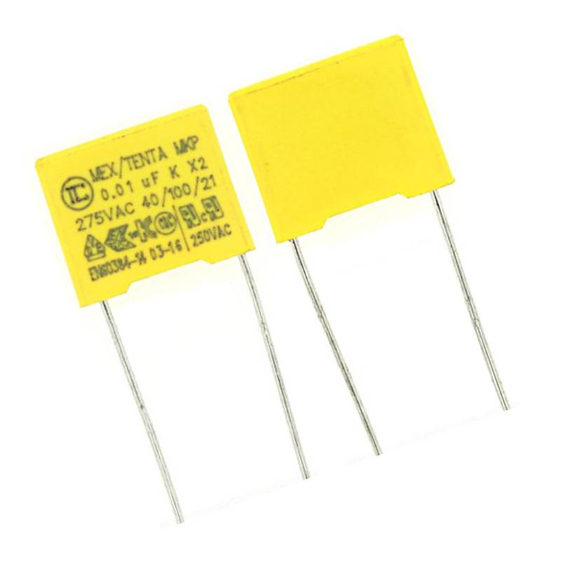 X2安规电容275V103K 0.01UF 脚距10mm 103K/275V安规电容生产厂家