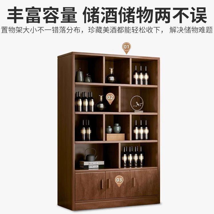 酒家置用柜客厅物架展示柜商用简约小型玄关柜靠柜墙书柜酒柜隔断