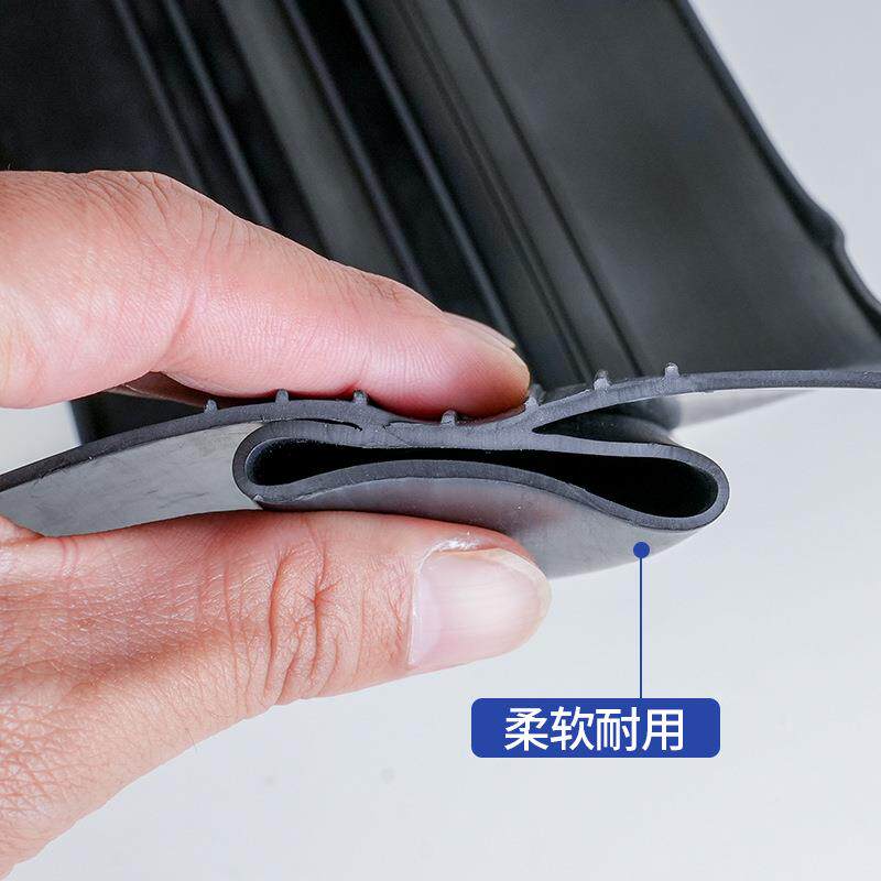 车库门车库门密底密封条带铝合底金座卷帘翻板封门门底胶部条挡水