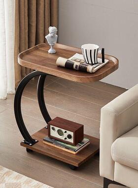 可移动桌几沙发边现代TSL简约意茶几极创简客厅床头小边c型边垒德